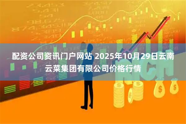 配资公司资讯门户网站 2025年10月29日云南云菜集团有限公司价格行情